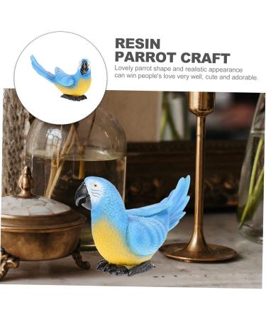 RORPOIR Simulated Parrot Ornament Garden Animal Sculpture Fake Parrot Decor Parrot Bird Sculpture Wall Sculpture Fake Parrot Garden Lawn Figurine Garden Wall Statues Resin Personality 22x125cm as shown3 - Buy Online on GoSupps.com