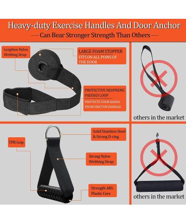 Portable Heavy-Duty Home Gym Resistance Band Bar Set | 4 Stackable Bands | Full Body Exercise Kit | 500LBS Capacity 90cm Bar & Workout Guide - Buy Online on GoSupps.com