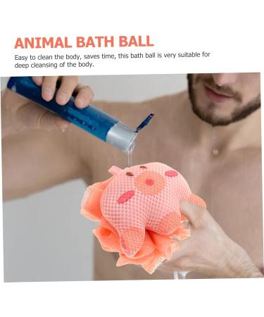 POPETPOP Cartoon Bath Ball Bath Sponges Bathing Flat Body Scrubber Sticks to Wall Shower Pouf Bath Loofah Shower Puff Shower Loofah Body Sponges Shower Baby Large Cleaning Supplies - Buy Online on GoSupps.com
