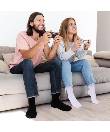 Buy Utensilsto 6 Pairs Unisex Tennis Socks - Cotton Sports Socks for Men & Women | Black White & Multicolor - Buy Online on GoSupps.com