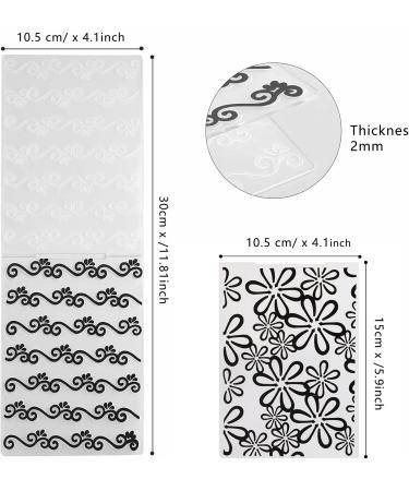 9-Piece Plastic Embossed Folder Craft Template Set - DIY Card Making Supplies for Handmade Scrapbook, Photo Album, and Decoration - Classic Style - Buy Online on GoSupps.com