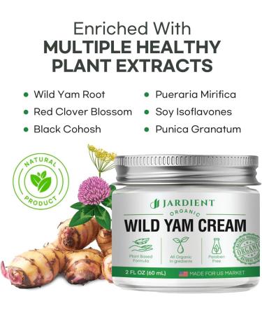 Wild Yam Cream for Hormone Balance | Menopause & Menstrual Support | Organic Formula by Barbara O'Neill | 2oz - Australia - Buy Online on GoSupps.com
