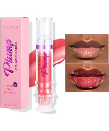 Beliky Girl Lip Plumping Booster Peppermint Extract Filler Instinct Plumping Lip Gloss Ultra Hydrating Hybrid Gloss Plumper Waterproof Lip Oil for Repairing Whiter Lip Lines Lip Care 2 - Buy Online on GoSupps.com