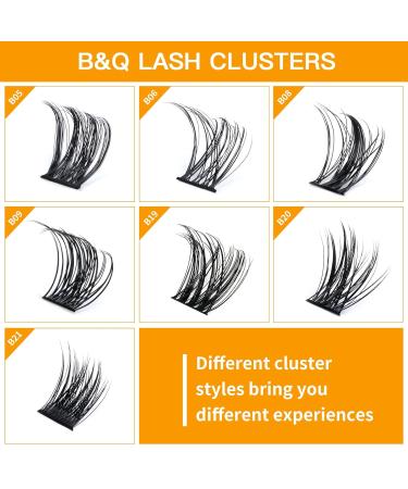 Shop BQ Lash Single Eyelash Clusters - Colored DIY Extensions (B19 D-10mm) for Home Use - Buy Online on GoSupps.com