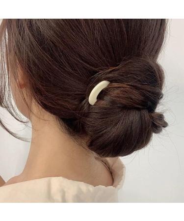 5PCS U Shape Hair Pins | French & Plastic Hair Pins for Women | Stylish & Durable Hair Accessories for International Shipping - Buy Online on GoSupps.com