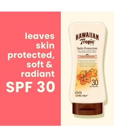 Hawaiian Tropic 180ml SPF 30 Satin Protection Sun Lotion - Buy Online on GoSupps.com