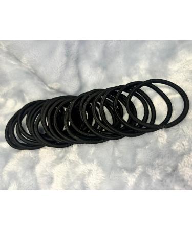 24 Elastic Hair Bands 4mm Elastic Hair Ties Ponytail Holders Bulk Hair Ties No Metal Gentle Elastics for Women Men Girls Kids Black - Buy Online on GoSupps.com