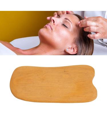Ergonomic Wooden Gua Sha Board - Portable Rectangular Massage Tool for Body Beauty - Buy Online on GoSupps.com