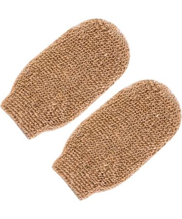Milists Jute Fiber Bath Hand Shoes & Soap Bag 2 Piece Set for Foaming & Drying Soap | Natural Shower Gloves - Buy Online on GoSupps.com