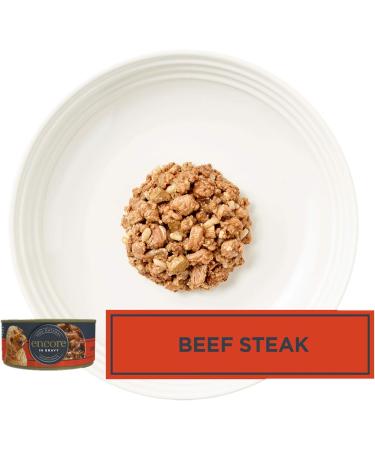 Encore 100% Natural Wet Dog Food - Beef Steak in Sauce (156g 12 Cans) | Premium Pet Nutrition for Dogs | International Shipping Available - Buy Online on GoSupps.com