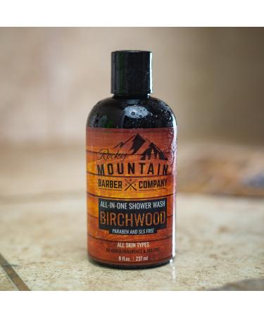 Rocky Mountain Birchwood All-In-One Body Wash & Shampoo - 8 oz - Buy Online on GoSupps.com