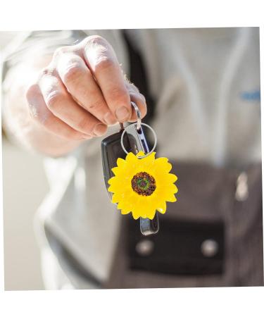 Gadpiparty 10pcs key chain pendant floral decor flower pendants keychains cute flower earring charms key accessories bracelet keychain jewelry making charms Chain bag sunflower resin Assorted Color 4.75X4.75X0.78CM - Buy Online on GoSupps.com