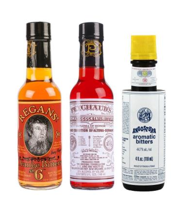 Bitters "Triple Play" Variety 3-Pack: Angostura Peychauds and Regans - Buy Online on GoSupps.com