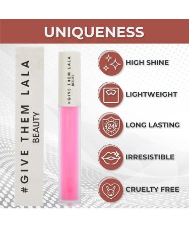 GIVE THEM LALA Beauty Drenched Lip Quencher Lip Gloss | Moisturizing Clear Lip Oil | Cruelty Free Lip Gloss by Lala Kent - Buy Online on GoSupps.com