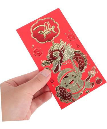 6pcs Red Pocket for New Year Spring Festival Gift Lunar New Year Gift Bags Red Envelopes Chinese Red Packet Chinese Red Envelope New Year Red Envelopes Delicate China Paper - Buy Online on GoSupps.com