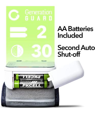 Generation Guard Clinical Automatic Blood Pressure Monitor with FDA Approval and Portable Case - Irregular Heartbeat Detection, Adjustable Wrist Cuff - for Health Monitoring - Buy Online on GoSupps.com