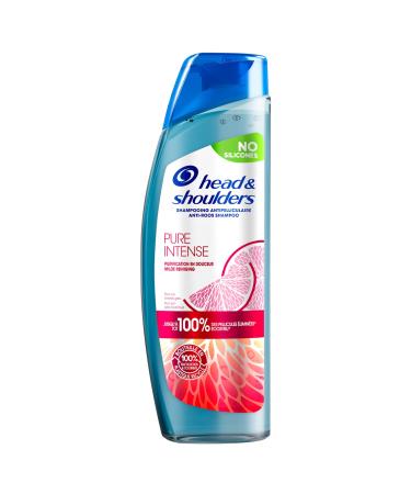 Head & Shoulders Pure Intense Gentle Purification Anti-Dandruff Shampoo 6x250 ml, With Citrus, For Oily Scalp, Up to 100% of Dandruff Eliminated