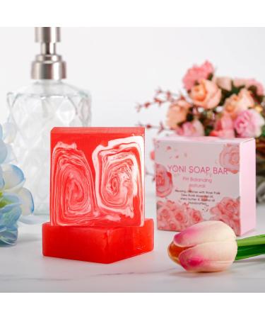 Buy UHBYJM 3 PCS Yoni Soap Bars - Natural Feminine Wash for Odor Elimination & pH Balance | Organic Yoni Care Soap for Women (Rose - Buy Online on GoSupps.com
