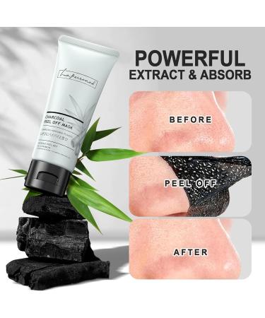 Buy Blackhead Remover Mask | Charcoal Peel Off Facial Mask for Deep Cleansing & Pore Care - All Skin Types - Buy Online on GoSupps.com