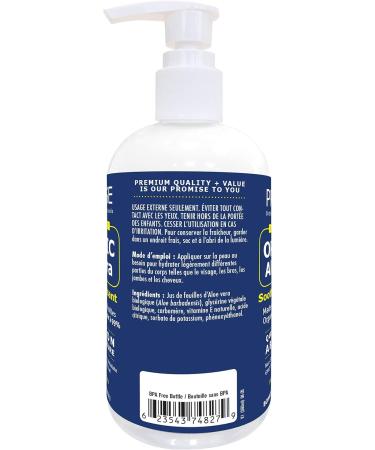 Promise Organic Aloe Vera Gel 340ml (12oz) for Face Hair and Skin- Pure Aloe Vera Juice for Moisturizing Skincare After Sun Lotion For Sunburn Relief Keep Skin Healthy and Hydrated All Year Long 340 ml (Pack of 1) - Buy Online on GoSupps.com