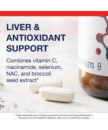 Metagenics GlutaClear - Advanced Glutathione Support* - with 750 mg Niacinamide Vitamin C Selenium & Broccoli Seed Extract - Potent Antioxidant & Detox Support* - Non-GMO Gluten-Free - 120 Tablets - Buy Online on GoSupps.com