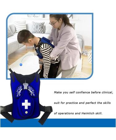KREZMHLD Anti-Suffocation Training Vest Heimlich Adjustable Exercise Training Vest Humanized Design/High Cut Used Medical - Buy Online on GoSupps.com
