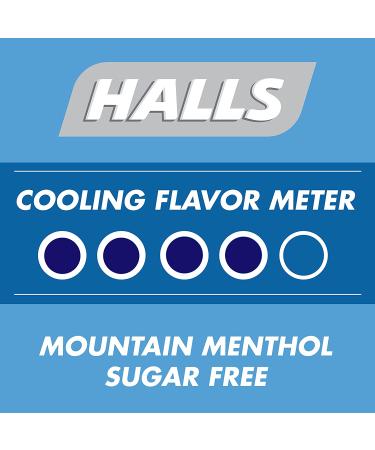 HALLS Relief Mountain Menthol Sugar Free Cough Drops - Economy Pack of 12 Bags (840 Drops) - Buy Online on GoSupps.com
