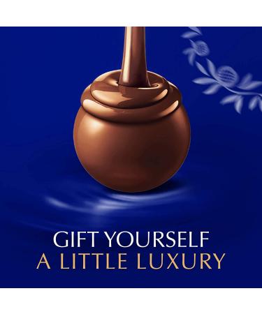 Lindt LINDOR Dark Chocolate Truffles - Smooth Melting Center - 25.4 oz, 60 Count - Gift Ready - 1.6 Pound Pack - Buy Online on GoSupps.com