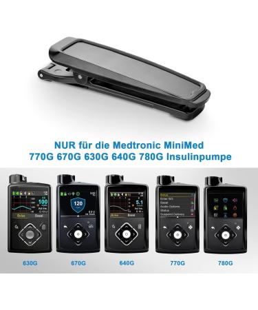 iGuerburn Belt Clip for Medtronic MiniMed 640G 780G 630G 670G 770G - Insulin Pump Accessories | Black - Shop Now! - Buy Online on GoSupps.com
