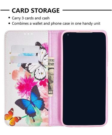 Miagon Wallet Folio Flip PU Leather Case for Samsung Galaxy A31 Creative Painted Design Full-Body Protective Cover Card Holder Kickstand Magnetic Butterfly Flower Samsung Galaxy A31 Butterfly Flower - Buy Online on GoSupps.com