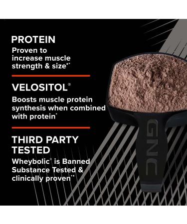 GNC AMP Wheybolic Clinically Proven Protein Powder 40g Whey Protein BCAA Leucine Increases Muscle Strength Muscle Building 3rd Party Tested Gluten Free Classic Vanilla 25 Servings - Buy Online on GoSupps.com