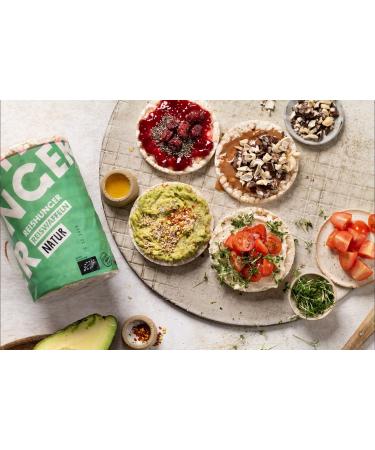 Reishunger Organic Rice Waffles - Vegan Gluten-Free Low-Fat Snack (12x100g) - Salt & Sugar Free - Buy Online on GoSupps.com
