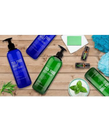 Tea Tree Body Wash & Shower Gel for Jock Itch, Eczema, Ringworm, Body Odor, and Acne - Large 20.2 Fl Oz Bottle - Pack of 2 - Buy Online on GoSupps.com