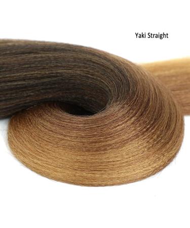 Pre-stretched Braiding Hair Easy Braid 6 Packs Professional Synthetic Fiber Crochet EZ Braids Yaki Texture Braiding Hair Extensions(1B/30/27 20 inch) 20 Inch (Pack of 6) T1B/30/27 - Buy Online on GoSupps.com