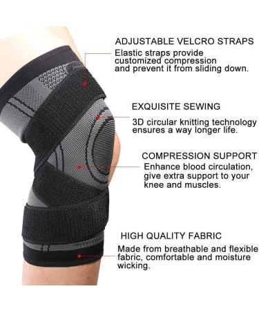 Buy Vitoki Kneeze - Unisex Sports Knee Choner for Joint Pain Relief | XXL Gray - International Shipping Available - Buy Online on GoSupps.com