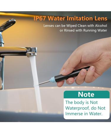 1080P Wireless Ear Wax Removal Kit Camera | Visual Ear Cleaner Endoscope with 6 Lights | WiFi Otoscope for Earwax Removal Tool | Anti Fall Off Eartips | Ear Cleaner - Black - Buy Online on GoSupps.com