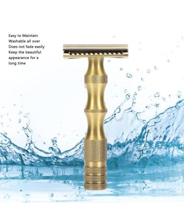 Facial Razor with Interchangeable Blades - Safety Razors & Manual Beard Cutters for Men | Double Edge Non-Slip Design - Buy Online on GoSupps.com