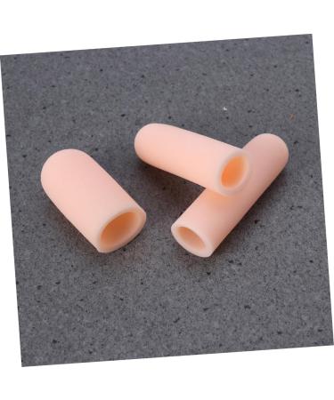 Finger Cots Set - 8 Pcs Finger Tips & Toe Sleeve Covers for Pain Relief - Beige Thin Section - Thumb and Toe Protectors Included - Buy Online on GoSupps.com