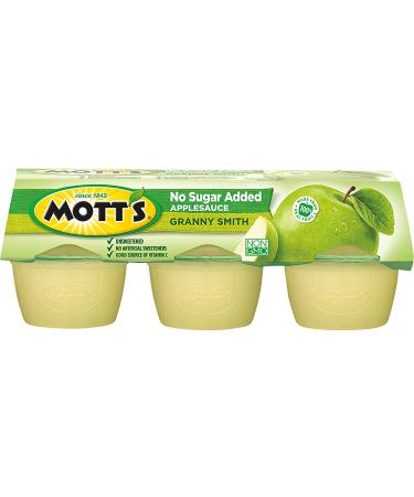 Mott's No Sugar Added Granny Smith Applesauce  3.9 oz cups (Pack of 72) Granny Smith 3.9 Ounce (Pack of 72) - Buy Online on GoSupps.com