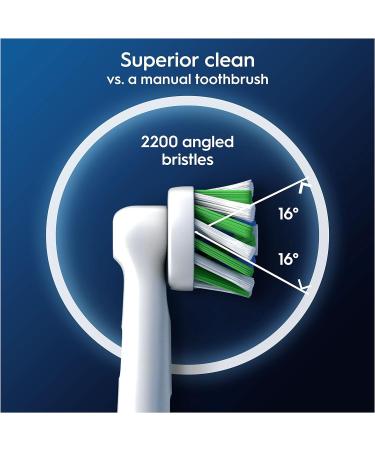 Oral-B Smart 7 7000N Blue Electric Rechargeable Toothbrush and Oral-B Cross Action 4ct + Refills - Buy Online on GoSupps.com