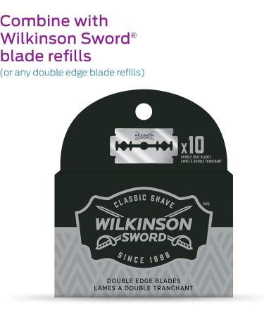 Schick Hydro Silk Rose Gold Double Edge Safety Razor + 10 Blades - Buy Online on GoSupps.com