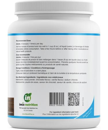 Absorb Plus Elemental Diet Shake - Isolate Protein Diet Supplement for Improved Gut Health - Gluten-Free Lactose-Free Casein-Free Protein Shake for Digestive Support 1 kg Unsweetened Chocolate - Buy Online on GoSupps.com