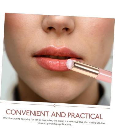 Set of 2 Lip Make-Up Brush Pink Make-Up Brush Lipstick Make-Up Brush Concealer Lipstick Brush Cangzhou Applicator Metal - Buy Online on GoSupps.com