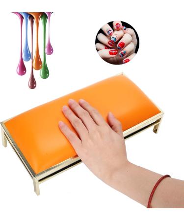Hand Pillow Manicure Accessory Arm Rest Pillow Orange Hand Rest Cushion Manicure Tool for Nail Salon Nail Technician - Buy Online on GoSupps.com