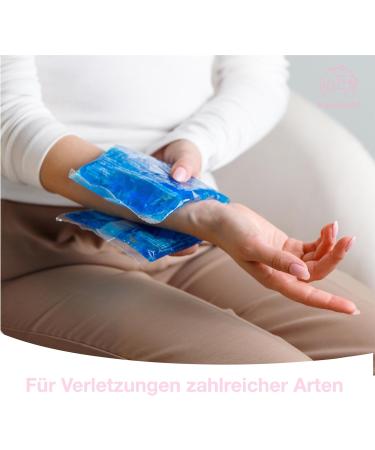 6x XXL Cold Compresses & Cool Pads Set - Versatile Cooling & Warm Pillow (29x12 cm) - Ideal Gel Pillow for Cold/Hot Therapy - Buy Online on GoSupps.com