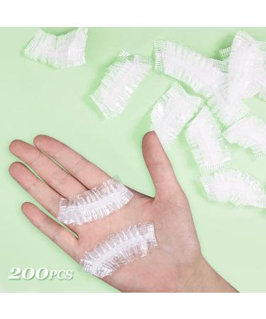 200PCS Clear Disposable Ear Protectors for Bathing, Hair Colouring & Beauty Treatments - Buy Online on GoSupps.com