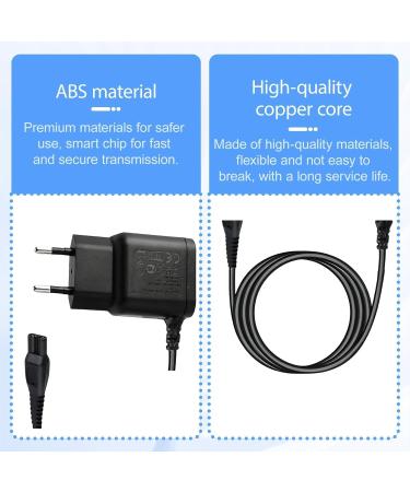 Chargeur Rasoir 15V pour Philips HQ8505 Alimentation pour Rasoir lectrique et Tondeuse Compatible S rie 3000 5000 7000 9000 OneBlade QP6510 QP6520 MG7720 MG7710 BT5509 C ble 1.5M Noir - Buy Online on GoSupps.com