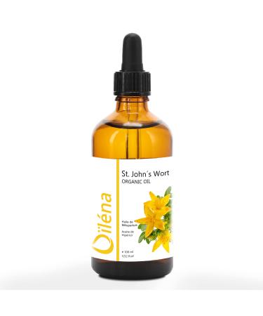 O l na Bio-Johanniskraut oil (hypericum oil)-100% certified pure St. John's wort oil for skin hair & massage-promotes blood circulation-100 ml - Buy Online on GoSupps.com