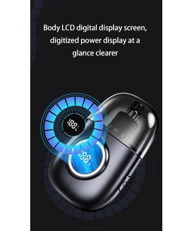 Buy Portable Rechargeable Nose Hair Trimmer for Men & Women - LED Display 10 000 RPM Double-Edged Blades - International Shipping Available - Buy Online on GoSupps.com