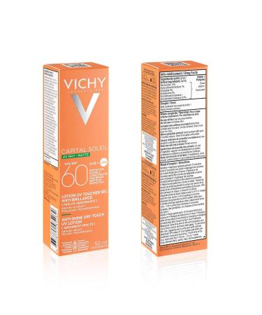 Vichy Face & Body Sunscreen Lotion SPF 60 Capital Soleil Broad Spectrum UVA & UVB Sun Protection Fragrance-Free Suitable for All Skin Types Dermatologist Recommended MATTE FINISH SPF 60 - Buy Online on GoSupps.com